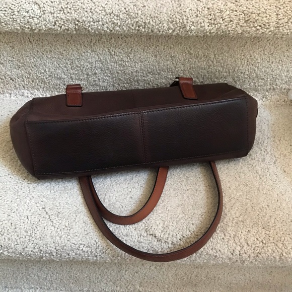 Fossil Bags Vtg Fossil Dark Brown Leather Shoulder Bag Poshmark